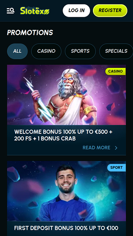 Slotexo Casino Mobile Promotions