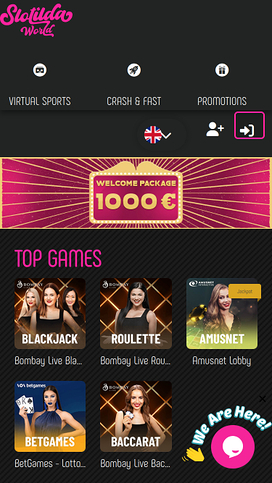 Slotilda World Casino Mobile Live Dealer