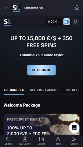 SlotLounge Casino Mobile Promotions