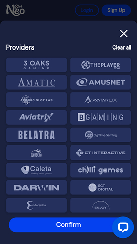Desarrolladores de juegos de casino SlotNeo