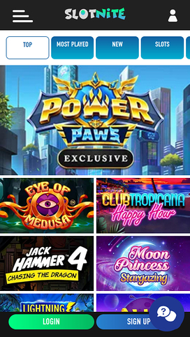 Slotnite Casino Mobile Games