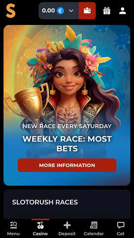 SlotoRush Casino Mobile Tournaments