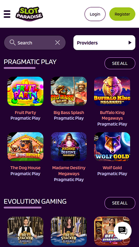 SlotParadise Casino Mobile Game Developers