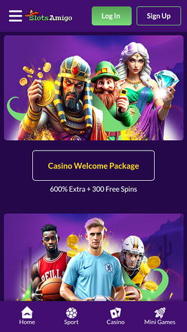 SlotsAmigo Casino Mobile Promotions