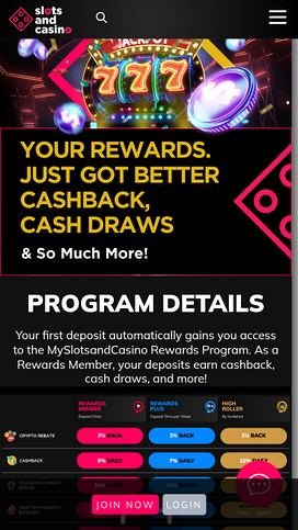 SlotsandCasino Mobile Rewards
