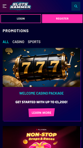SlotsHammer Casino Mobile Promotions