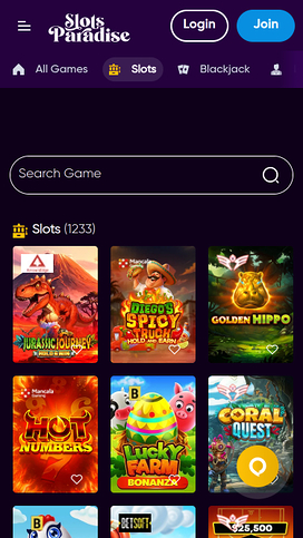 Slots Paradise Casino Mobile Games