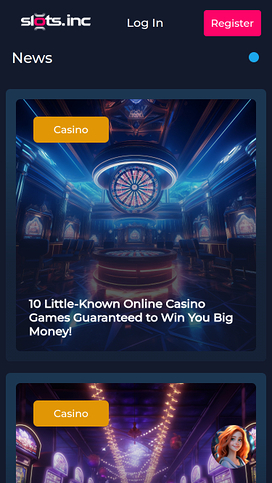 Slots.inc Casino Mobile News