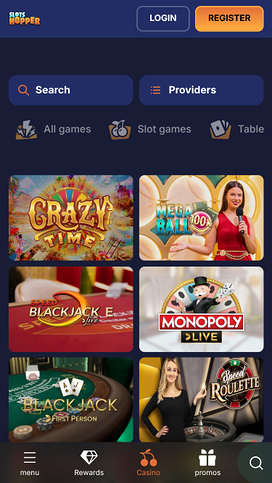 SlotsHopper Casino Live Dealer