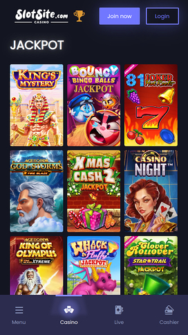 Slotsite.com Casino Mobile Jackpot