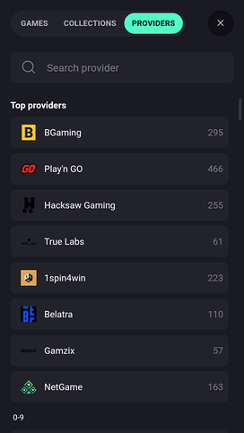 Slotsmines Casino Mobile Game Developers
