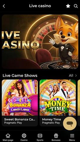 SlotStake Casino live dealer mobile page