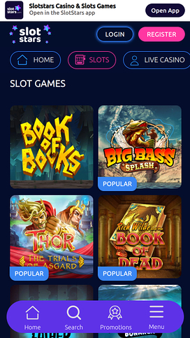 SlotStars Casino Mobile Games