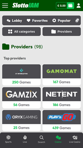 SlottoJam Casino Mobile Game Developers