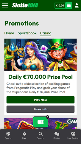 SlottoJam Casino Mobile Promotions