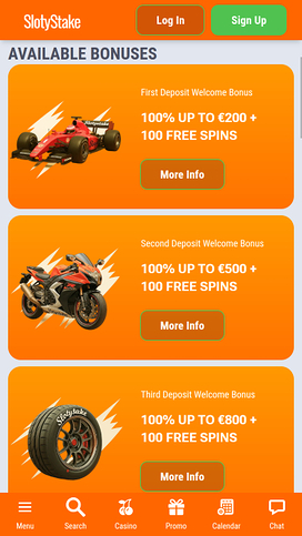 SlotyStake Casino Mobile Promotions