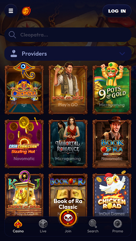 Juegos móviles de Smash Casino