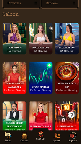 Casino móvil con crupier en vivo Smokin Slots