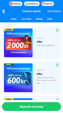 Snabbare Casino mobilkampanjer