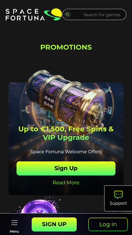 SpaceFortuna Mobile Promotions
