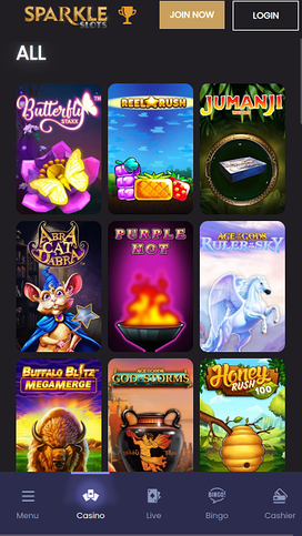 Sparkle Slots Casino Mobile Games