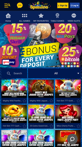 Spassino Casino Mobile Jackpot
