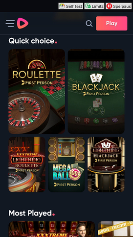 Speedy Casino Mobile Live Dealer
