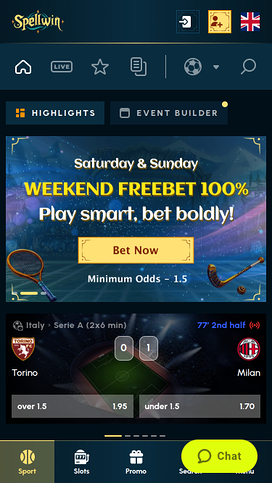 SpellWin Casino Mobile Sport