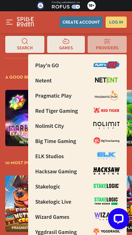 Spilleboden Casino Mobile Game Developers