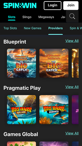 Spin And Win Casino Mobile Game Developers