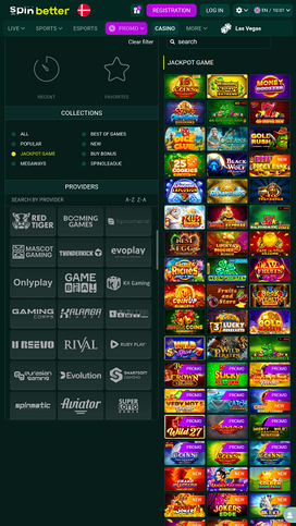 SpinBetter Casino Mobile Jackpot
