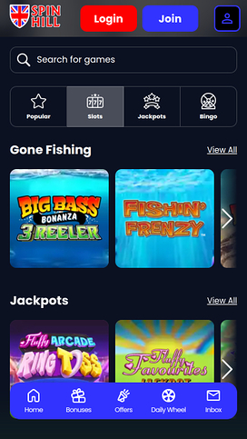 Spin Hill Casino Mobile Games