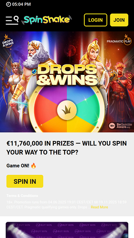 Spin Shake Casino Mobile Promotions