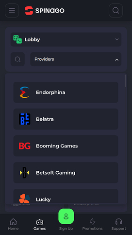 Spinago Casino Mobile Game Developers