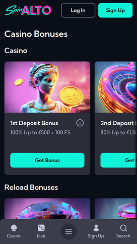 Spinalto Casino Mobile Promotions
