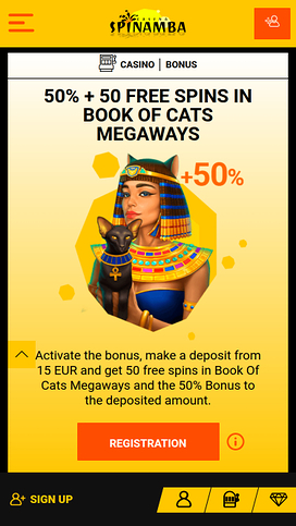 Spinamba Casino Mobile Promotions