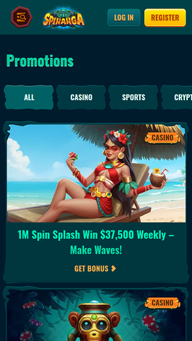 Spinanga Casino Mobile Promotions