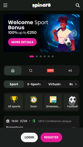 Spinaro Casino Mobile Sports
