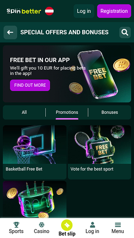 SpinBetter Casino Mobile Promotions