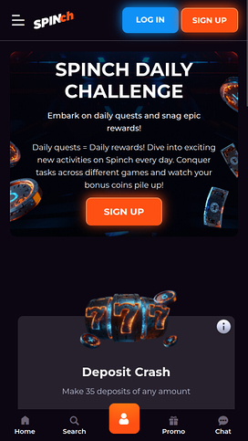 Spinch Casino Mobile Daily Quests