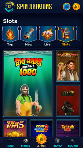 Juegos móviles de casino SpinDragons