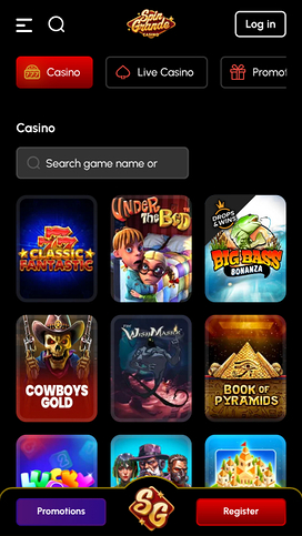SpinGrande Casino Mobile Games