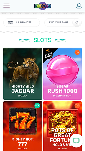 Spinia Casino Mobile Games