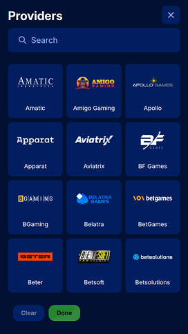 Desarrolladores de juegos de Spinny Casino