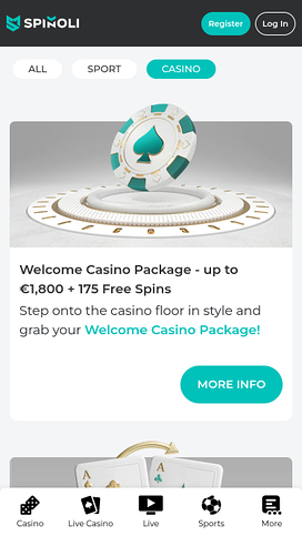 Spinoli Casino Mobile Promotions