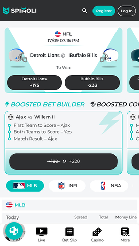 Spinoli Casino Mobile Sports