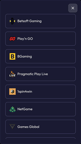 Desarrolladores de juegos móviles de Spinrise Casino