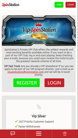 Spin Station Casino Mobile VIP Program