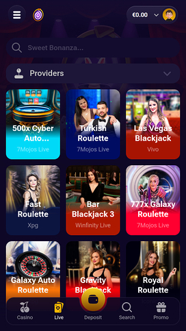 SpinTime Mobile Live Dealer
