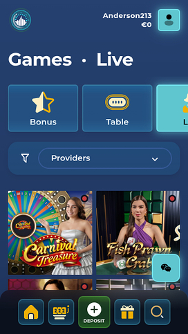 Spintropolis Casino Mobile Live Dealer